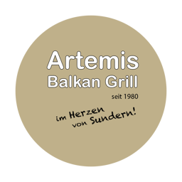 Artemis Balkan Grill logo.